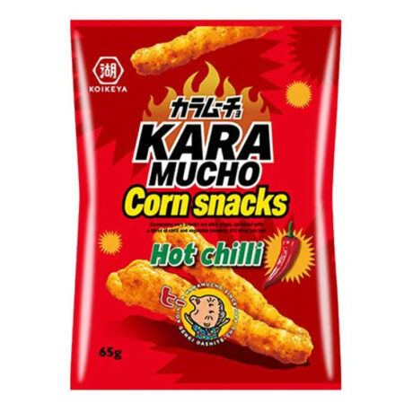 Karamucho Corn Snacks Hot Chilli, 65g