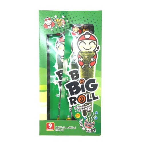 Taokaenoi Big roll grill seaweed - Classic, 3g x 9