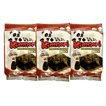 Kimnori Korean crispy seaweed - Teriyaki (3x4g)