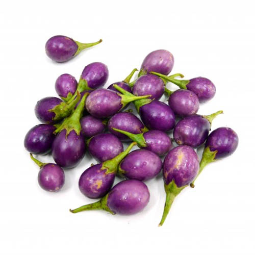 Eggplant purple round, 200-250g