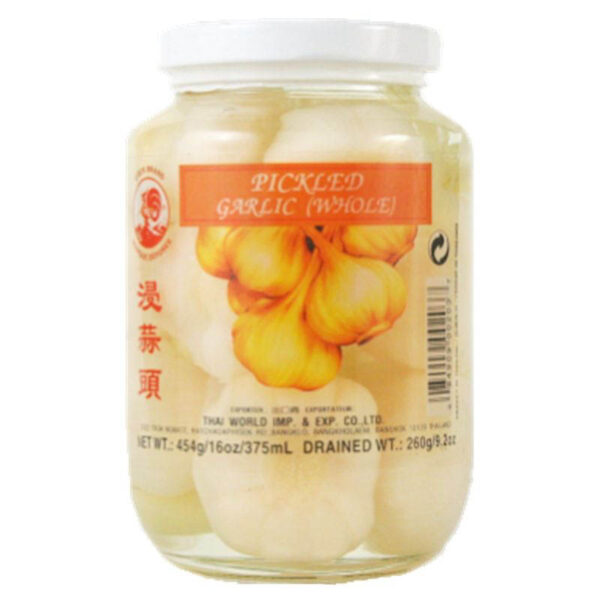 Cock Pickled garlic (whole), 454g